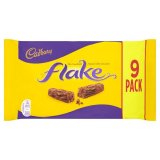 Cadbury Flake Chocolate Bar 9 Pack 180g