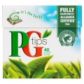 PG Tips 40 Pyramid Tea Bags 125g