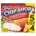 Young's Chip Shop Haddock Portions in our Crispy Bubbly Batter 5 Pack 500g