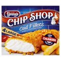 Young's Chip Shop 4 Large Cod Fillets in Our Crisp Bubbly Batter 480g