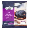 Hall's 10 Black Pudding Slices 400g
