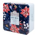 Ahmad of London Christmas Metal Box Winter Wonder - 40 Foil pack