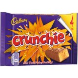 Cadbury Crunchie Chocolate Bar 4 Pack 104g