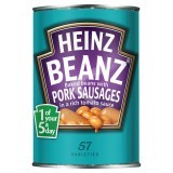 Heinz Beanz with Pork Sausages 415g