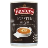 Baxters Luxury Lobster Bisque with Brandy & Fresh Double Cream 400g