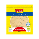 Swad Black Pepper Pappadums 200g. 14-16 pieces