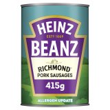 Heinz Beanz with Richmond Pork Sausages 415g