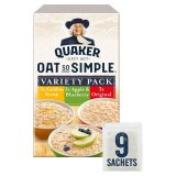 Quaker Oat So Simple - Variety 9 Sachets 297g