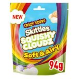 SKITTLES® Crazy Sours Squishy Clouds 94g
