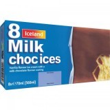 Iceland 8 Milk Choc Ices 560ml