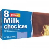 Iceland 8 Milk Choc Ices 560ml