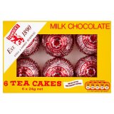 Tunnocks Milk Chocolate Tea Cakes 6 x 24g