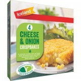 Iceland 4 Cheese & Onion Crispbakes 340g