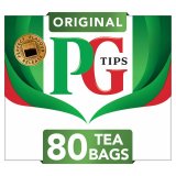 PG Tips 80 Tea Bags 250g