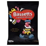 Maynards Bassetts Liquorice Allsorts Sweets Bag 130g