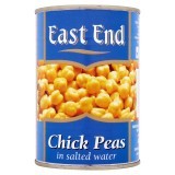 East End Chick Peas in Salted Water 400g