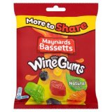 Maynards Bassetts Wine Gums Sweets Bag 400g