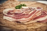 Handmade, Dry-cured Unsmoked Streaky Bacon 1kg