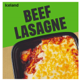 Iceland Meal For One Beef Lasagne 500g