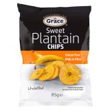 Grace Sweet Plantain Chips Unsalted 85g