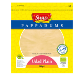 Swad Plain Pappadum 200g. 14-16 pieces
