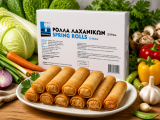 Frozen Vegetable Spring Rolls 1kg. 40X25g