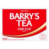 Barrys  One Cup Tea Bags 100 Pack 250g