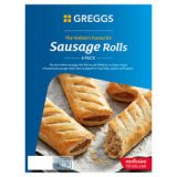 Greggs 4 Sausage Rolls 440g
