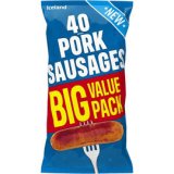 Iceland 40 (approx.) Premium Pork Sausages 2.0kg