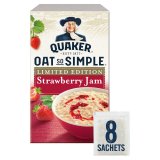 Quaker Oat So Simple Strawberry Jam Porridge 8x33.2g
