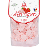 Mini Meringue Shells 3 X 2 cm Strawberry