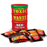 Toxic Waste Red Sour Candy Drum 52g