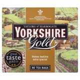 Taylors of Harrogate Yorkshire 80's Gold Tea Bags