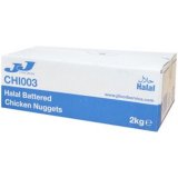 JJ Halal Battered Chicken Nuggets-2kg