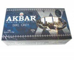 Akbar, "Earl Grey", Premium Quality, 100% Pure Ceylon Tea, 100 enveloped tea bags