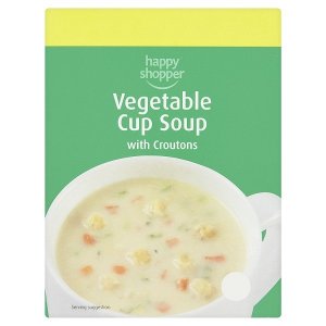 Happy Shopper Vegetable Cup Soup with Croutons 4 x 23g