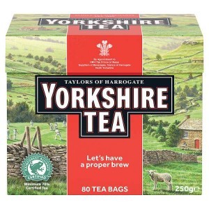 Taylors of Harrogate Yorkshire Tea 80 Tea Bags 250g