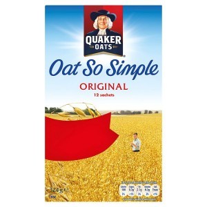 Quaker Oats Oat So Simple Original 6 Sachets 216g