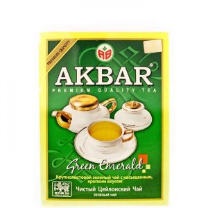 Loose Green tea '' Green Emerald '' «Akbar» X20
