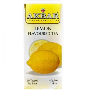 Akbar Lemon Flavour Black Tea X20
