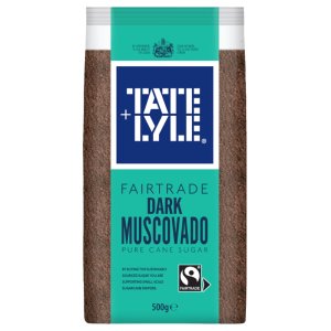 Tate & Lyle Fairtrade Dark Brown Muscovado Sugar 500g