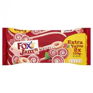Fox's Jam 'n Cream 2 x 150g
