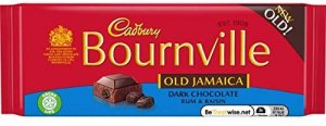 Cadbury Bournville Jamaica Rum & Raisin Chocolate Bar 100g