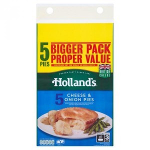 Holland's 5 Cheese & Onion Pies