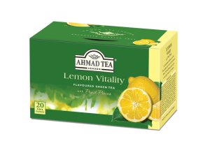 Ahmad of London- Green Tea with Lemon  – 20 foil bags