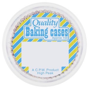 Quality Baking Cases Floral Print Approx 1 x 100