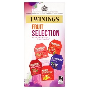 Twinings Fruit Selection 25 Enveloped Tea Bags 50g