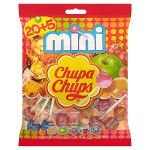 Chupa Chups Assorted Flavour 25 Mini Lollipops 150g
