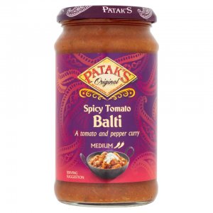 Pataks Original Spicy Tomato Balti Cooking Sauce 450g