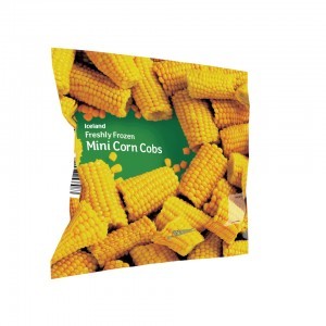 Iceland Freshly Frozen Mini Corn Cobs 625g